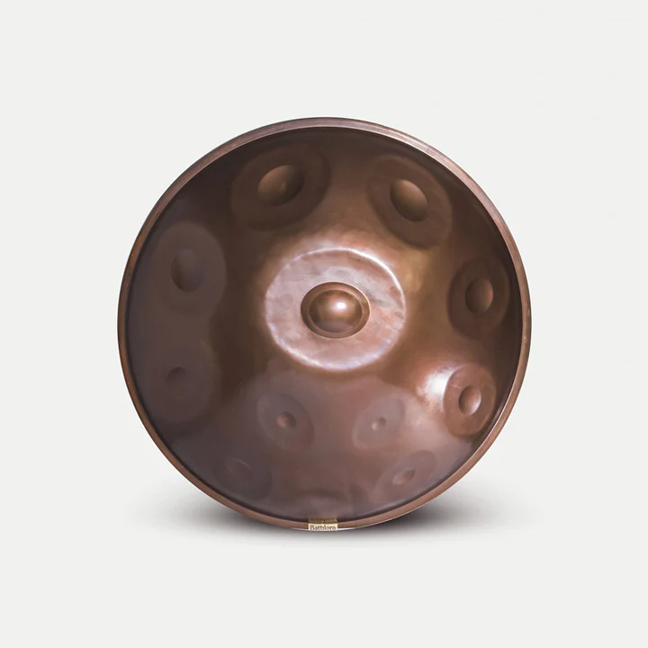 Battiloro SHEDAR Mutant Handpan | D Kurd 13 | Edelstahl | Healing Frequency 432 Hz