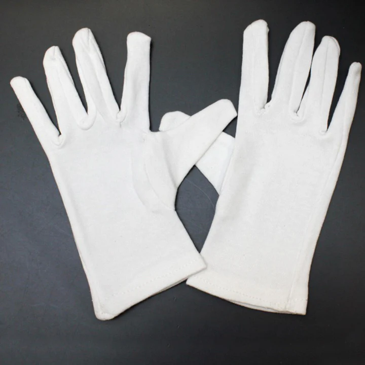 Handschuhe aus Baumwolle zum Handpan spielen
